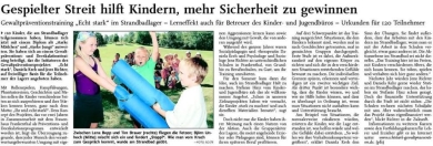 Gewaltprävention mit Kindern