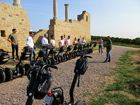 Segway Kaffee und Schloss